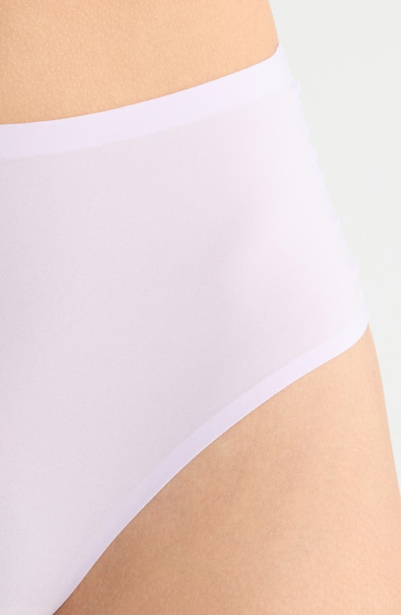 Chantelle Lingerie Soft Stretch Seamless Retro Thong, Alternate, color, Mauve