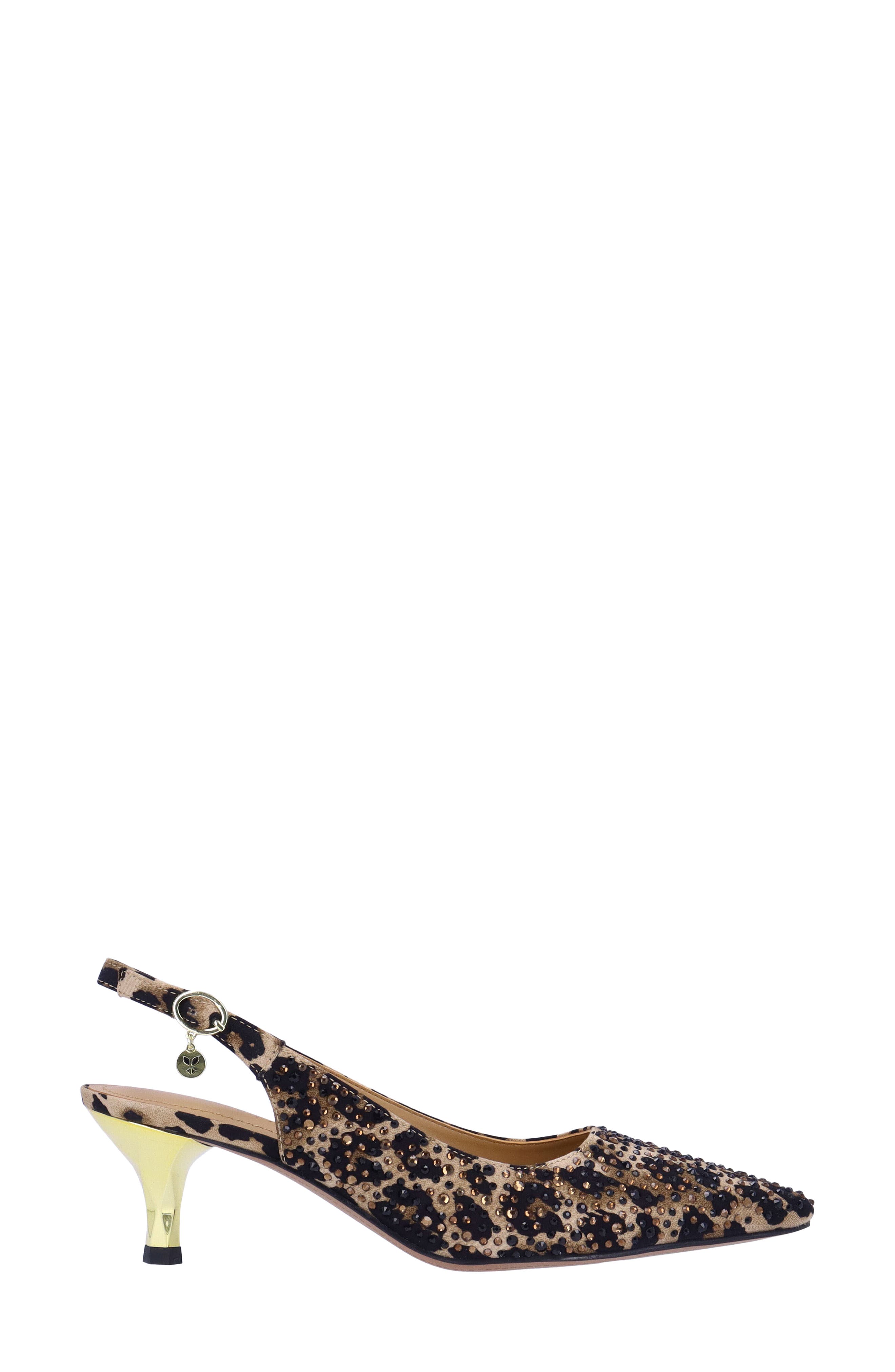 Ferryanne Pointed Toe Slingback Pump, Alternate, color, BROWN/ BLACK