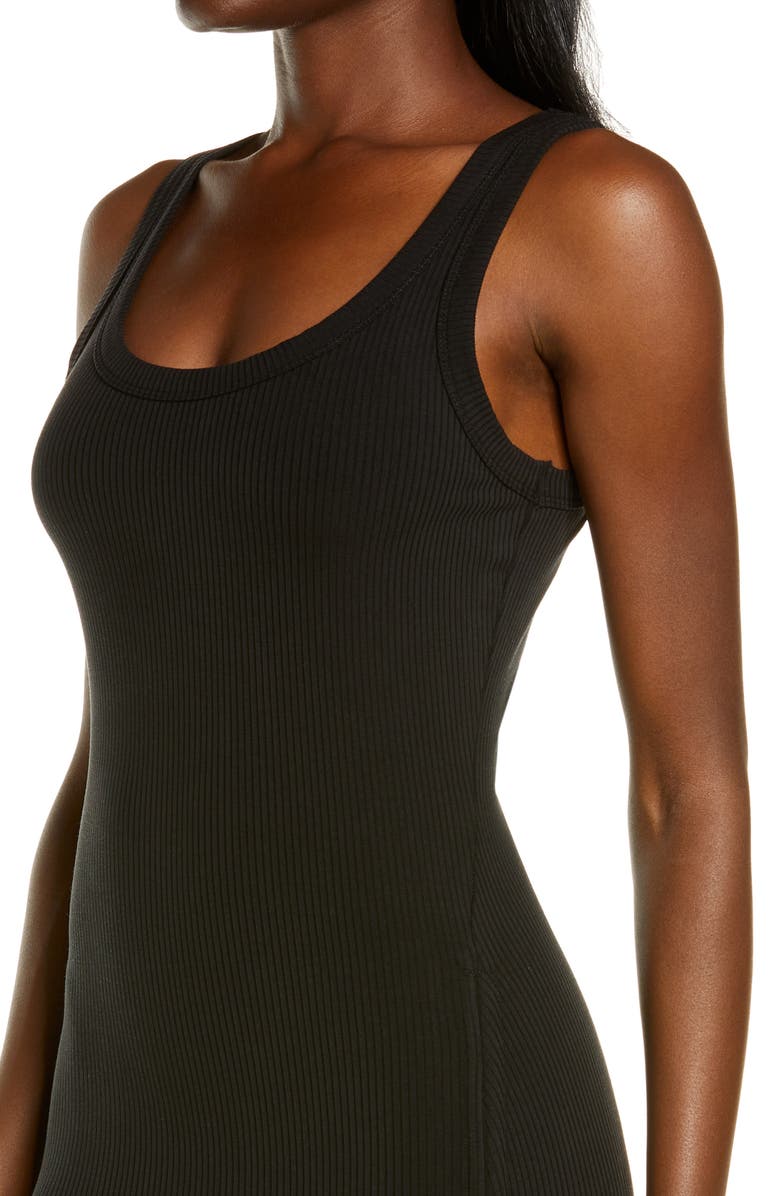 LSPACE L Space Sandpiper Ruched Rib Cover-Up Dress, Alternate, color,