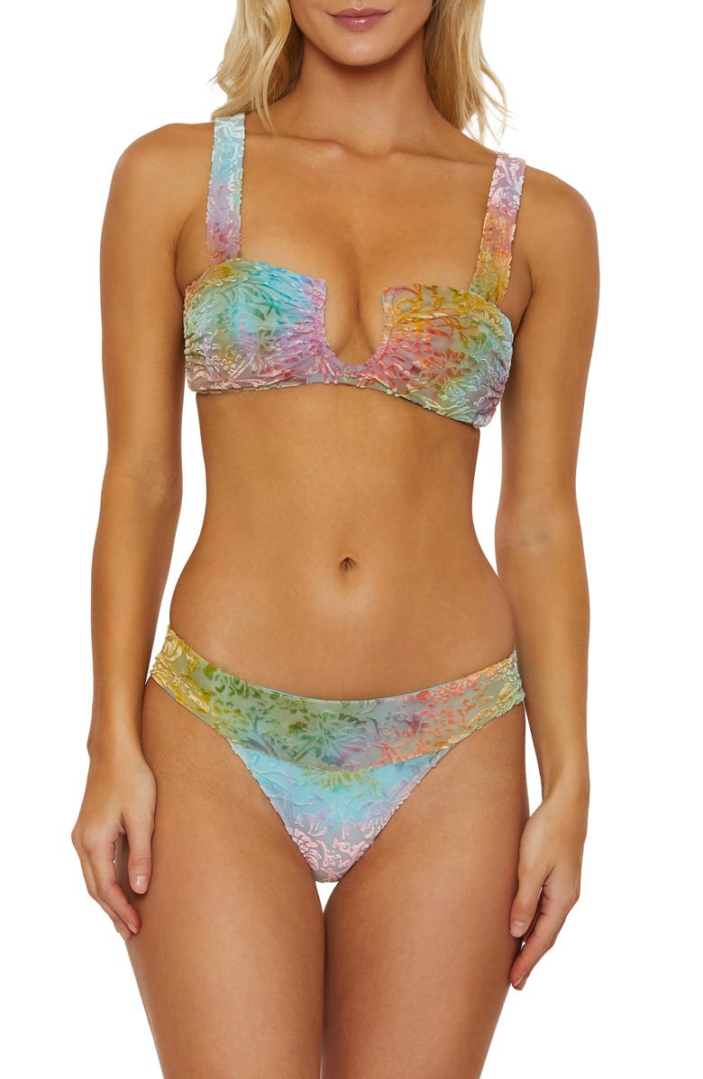 Isabella Rose Tropea U-Wire Bikini Top, Alternate, color, Pink Multi