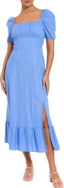 London Times Square Neck Maxi Dress