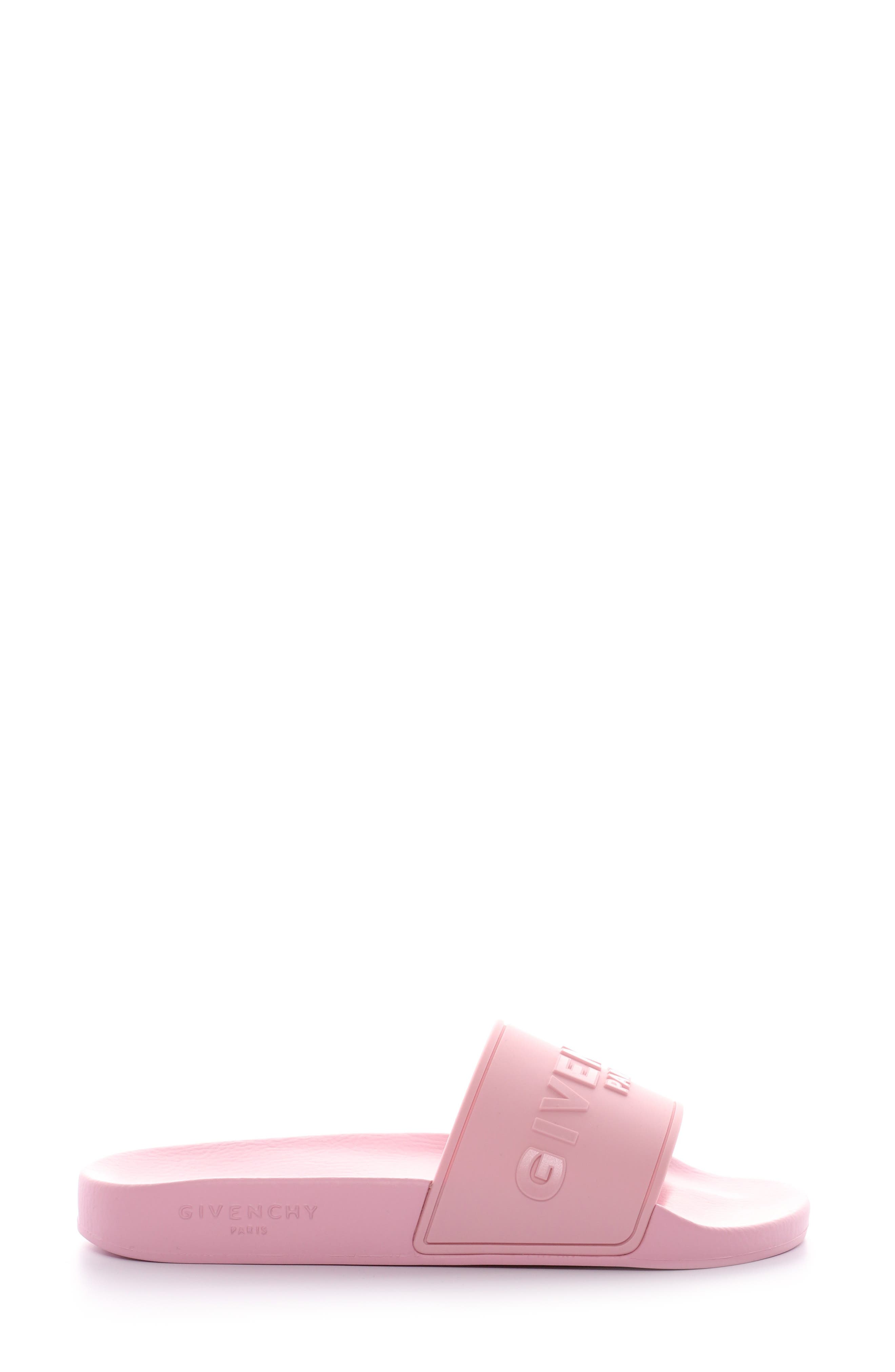 Logo Slide Sandal, Main, color, PINK