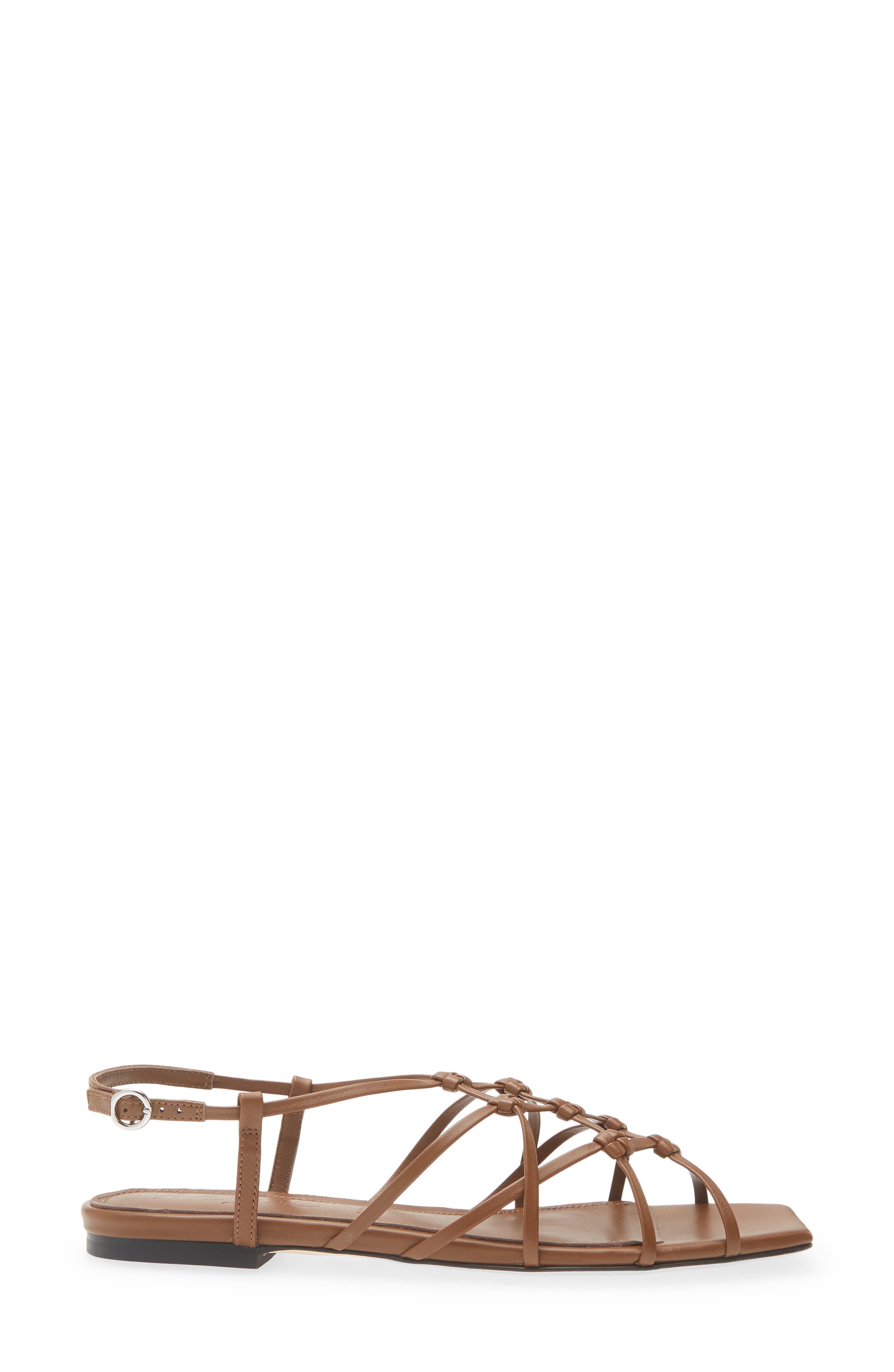 aeyde Anisa Sandal, Alternate, color, Tobacco