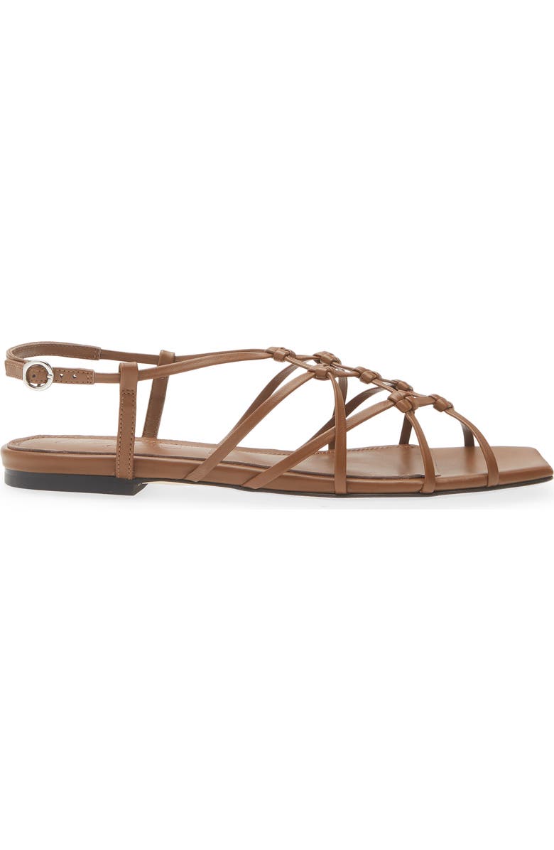 aeyde Anisa Sandal, Alternate, color, Tobacco