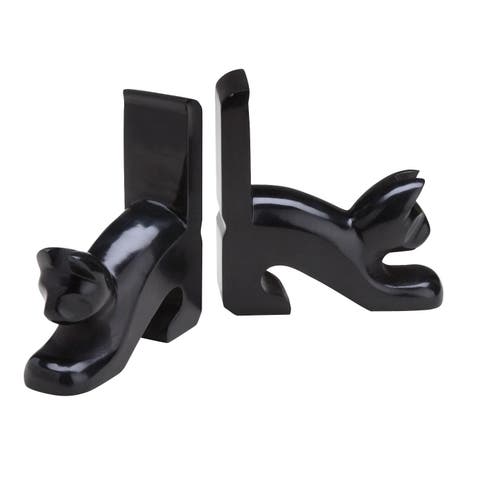 Playful Cat Bookends