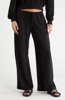 Wide Leg Fleece Pants