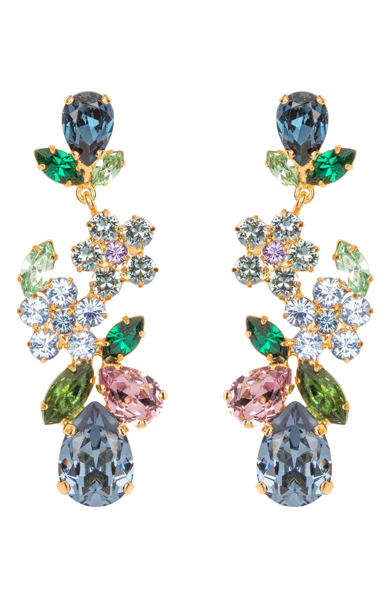 Jennifer Behr Martella Drop Earrings, Main, color, Sapphire Multi