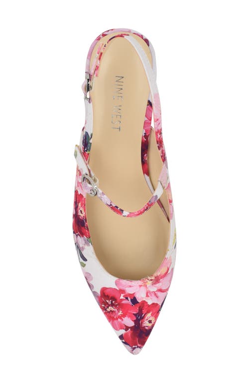 NINE WEST NINE WEST DAVED POINTED TOE SLINGBACK FLAT