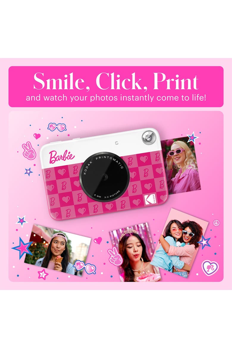 Printomatic 2x3 Instant Print Camera, 5MP Portable Instant Camera, Alternate, color, Dark Pink