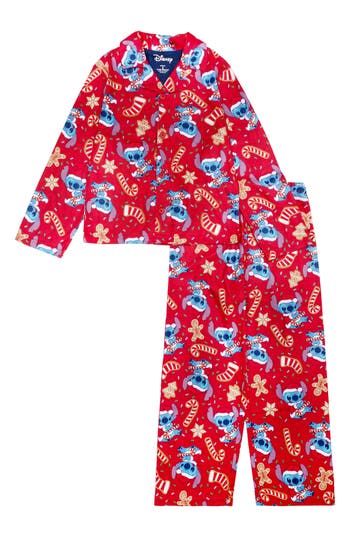 Ame Kids' Disney® Lilo & Stitch Pajamas In Red