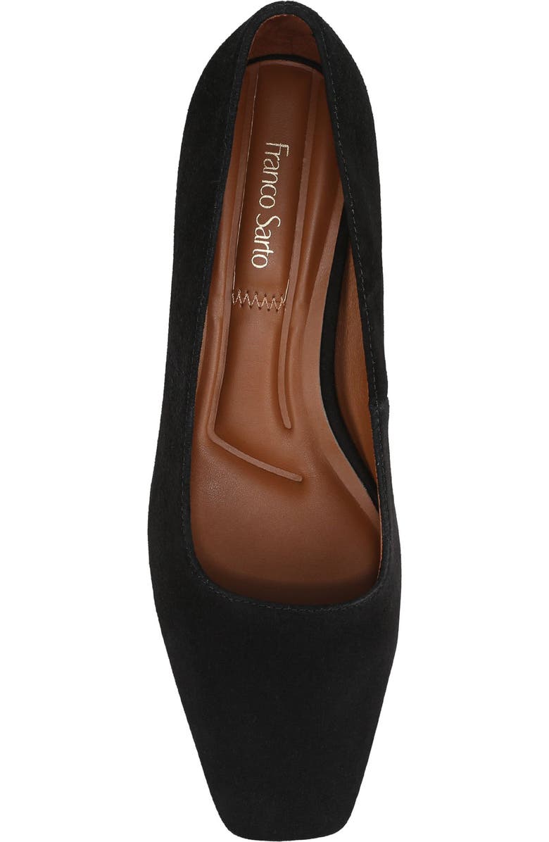 Franco Sarto Salino Square Toe Pump, Alternate, color, Black