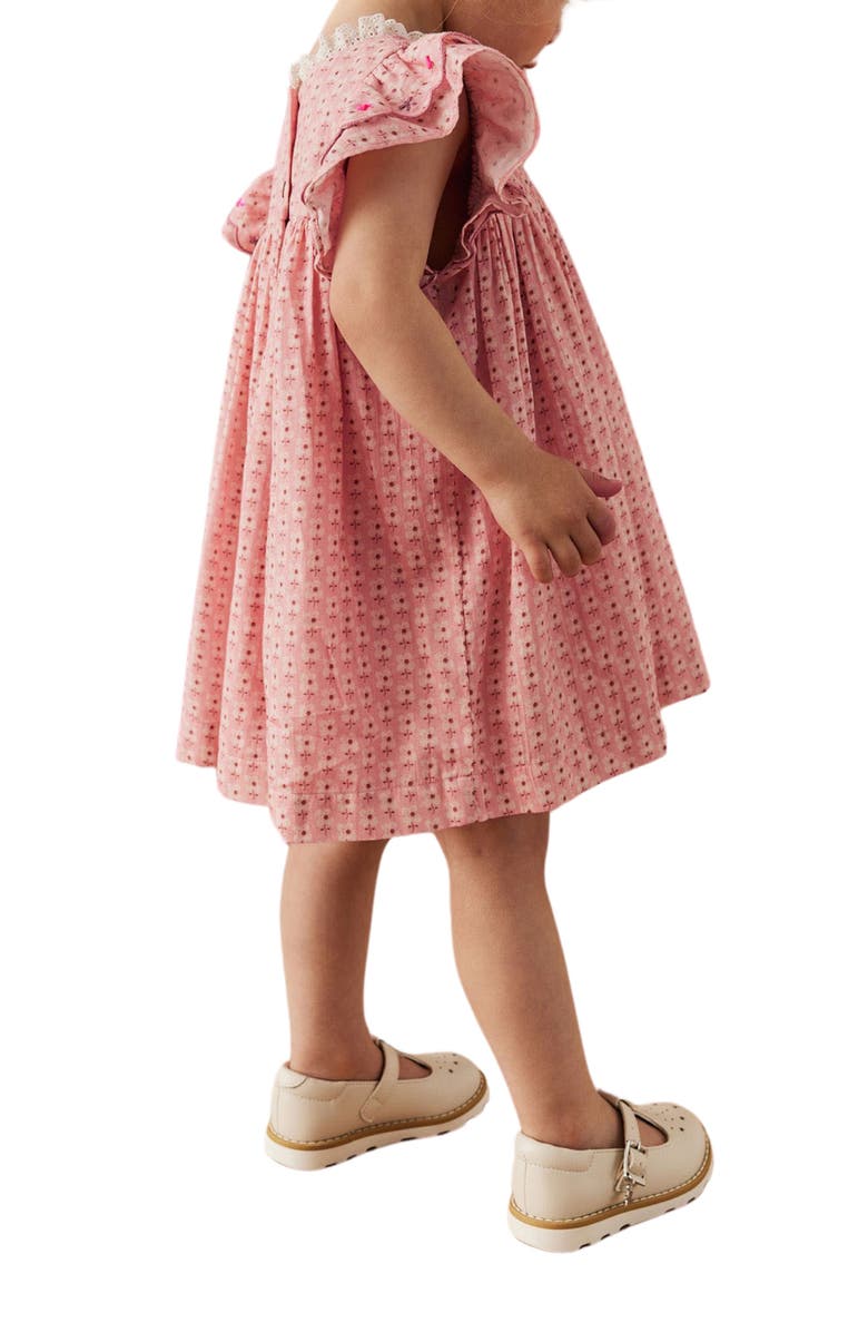 NEXT Kids' Smocked Bodice Floral Cotton Dress, Alternate, color, 