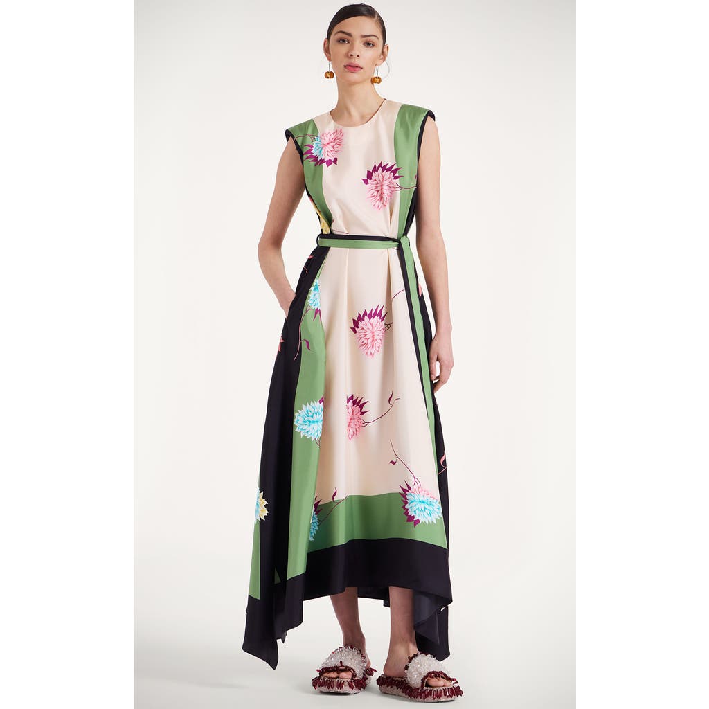 Shop La Doublej San Carlo Dress Derby Placée Multicolor