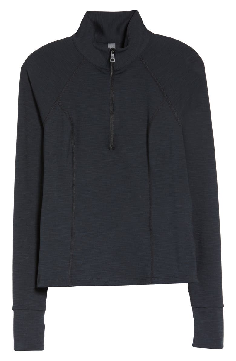 Beyond Yoga Heather Rib Take a Hike Pullover, Alternate, color, 