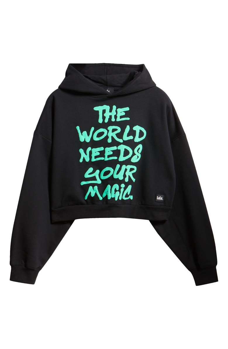 Dressed in Lala World Needs Magic Graphic Hoodie, Alternate, color,