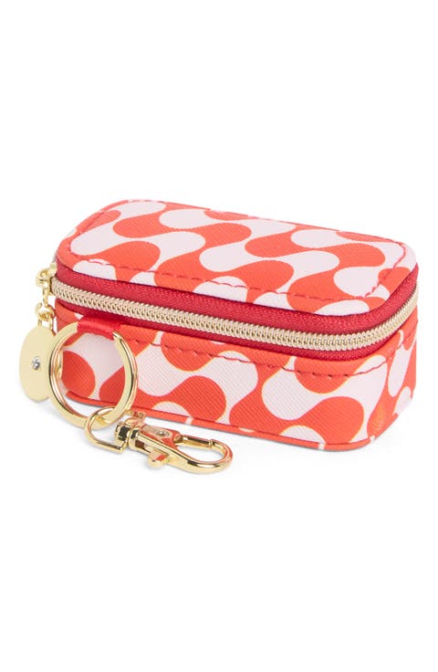 Mini Travel Jewelry Case Key Chain