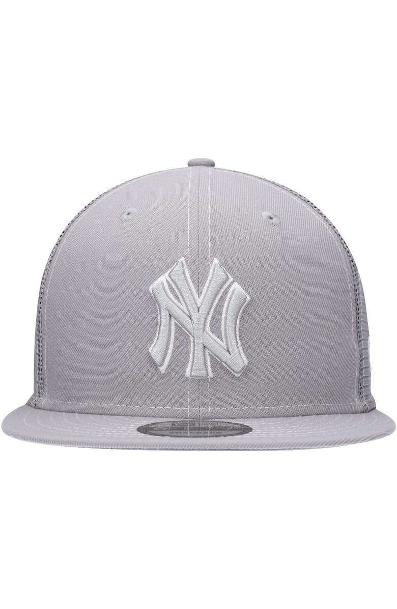 New Era Men's New Era  Gray New York Yankees 2023 On-Field Batting Practice 9FIFTY Snapback Hat, Alternate, color, 