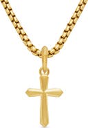 David Yurman Men's Roman 18K Gold Cross Amulet Enhancer