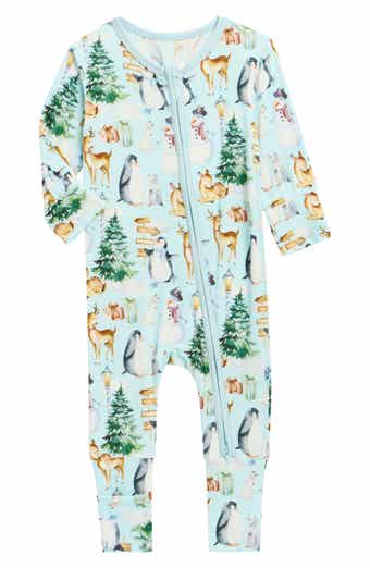 Winter Woodland Print Convertible Coverall