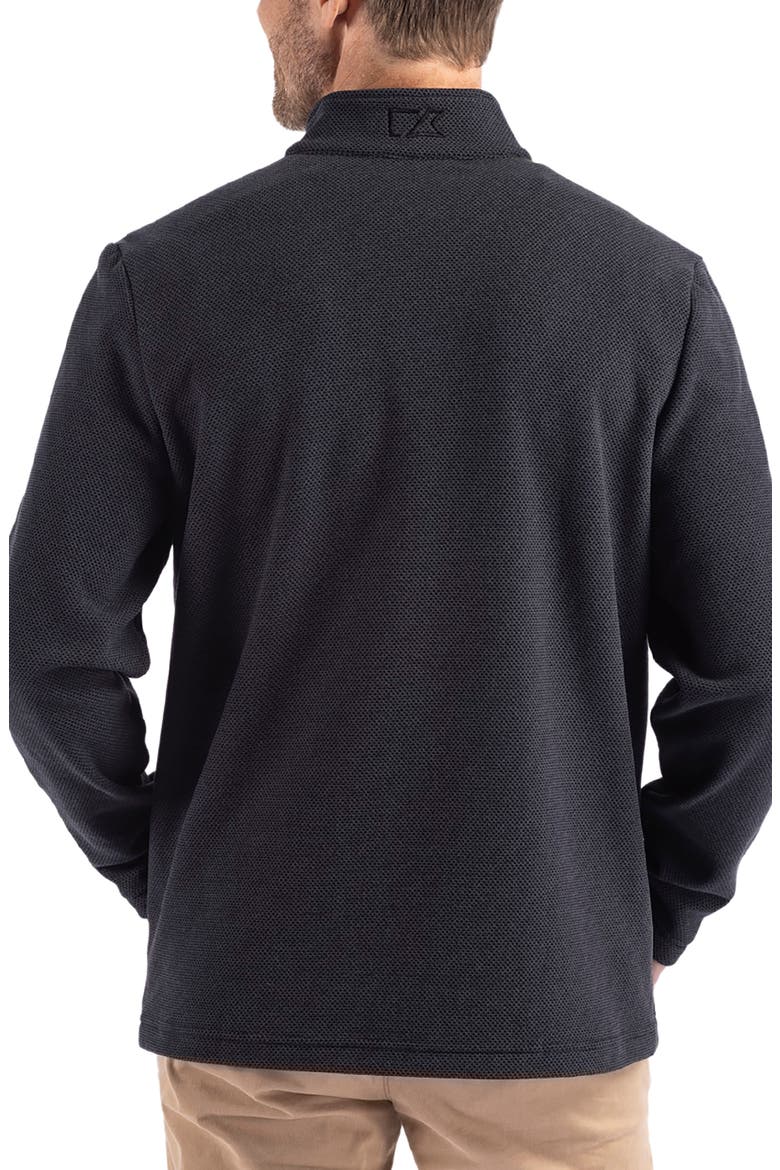 Hunts Point Fleece Snap Pullover, Alternate, color, BLACK