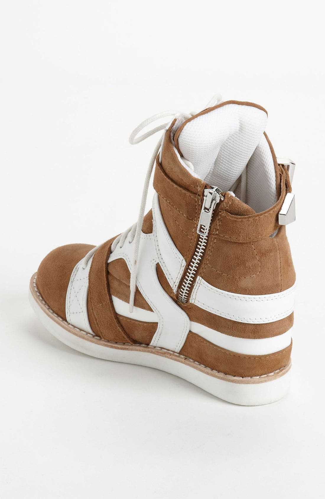 'Iverson' Sneaker, Alternate, color, NUDE SUEDE WHITE