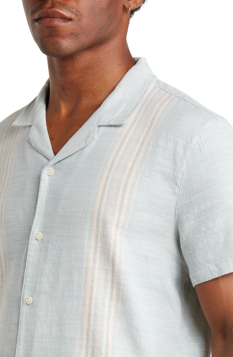 Marine Layer Stripe Stretch Selvage Resort Shirt, Alternate, color,