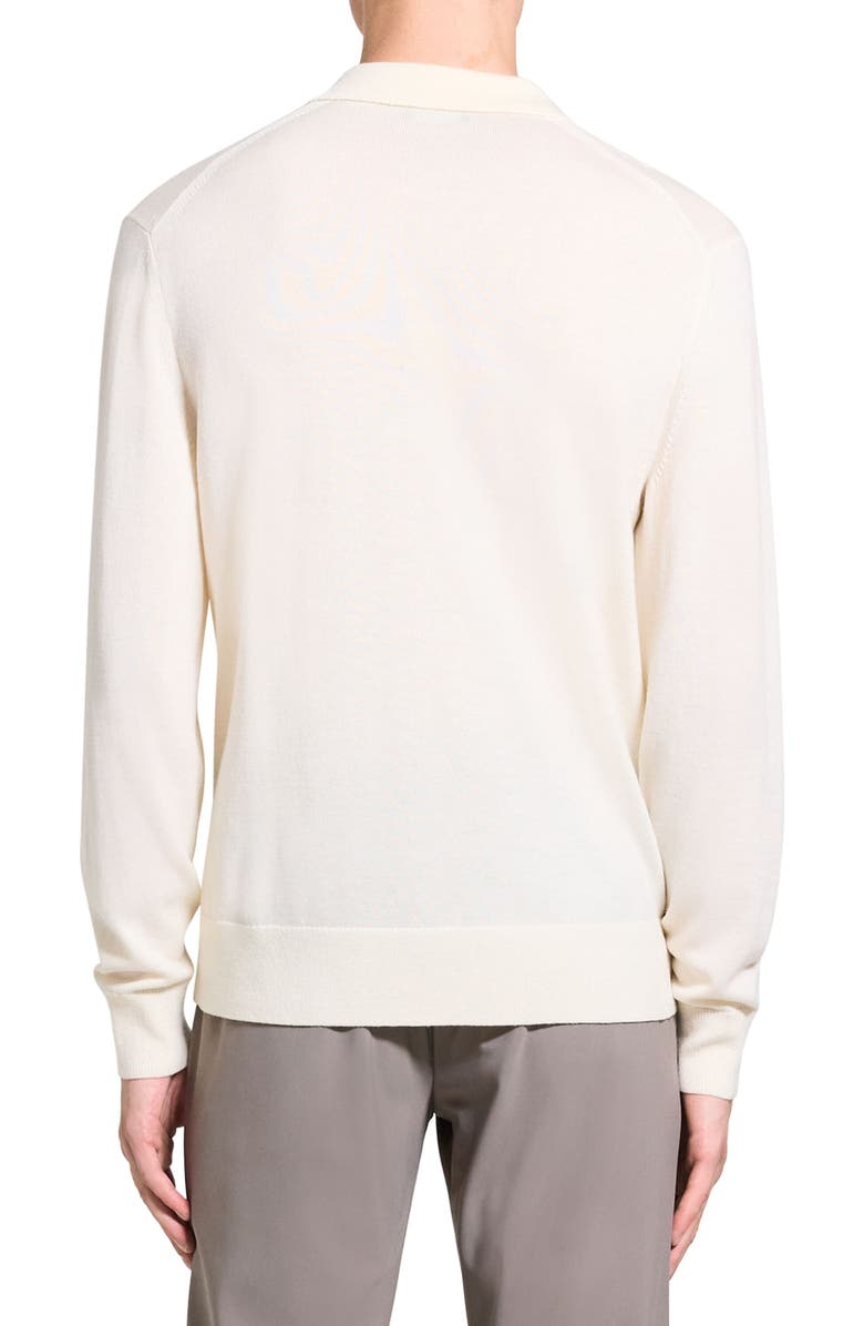 Theory Briody Novo Merino Wool Blend Sweater, Alternate, color, Ivory