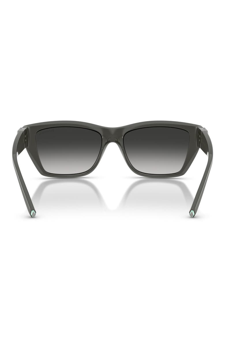 56mm Rectangular Sunglasses, Alternate, color, COCA COLA SAPPHIRE / GRAY