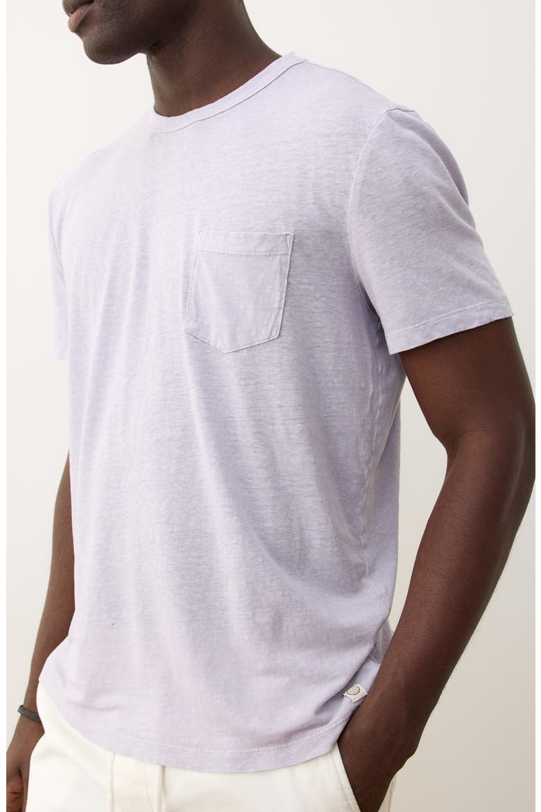 Relaxed Fit Hemp & Cotton T-Shirt, Alternate, color, LAVENDER MIST