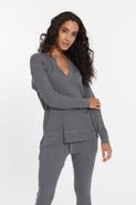 LEIMERE Cabo Split Neck Top