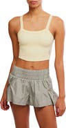 Free People FP Movement All Clear Rib Crop Camisole
