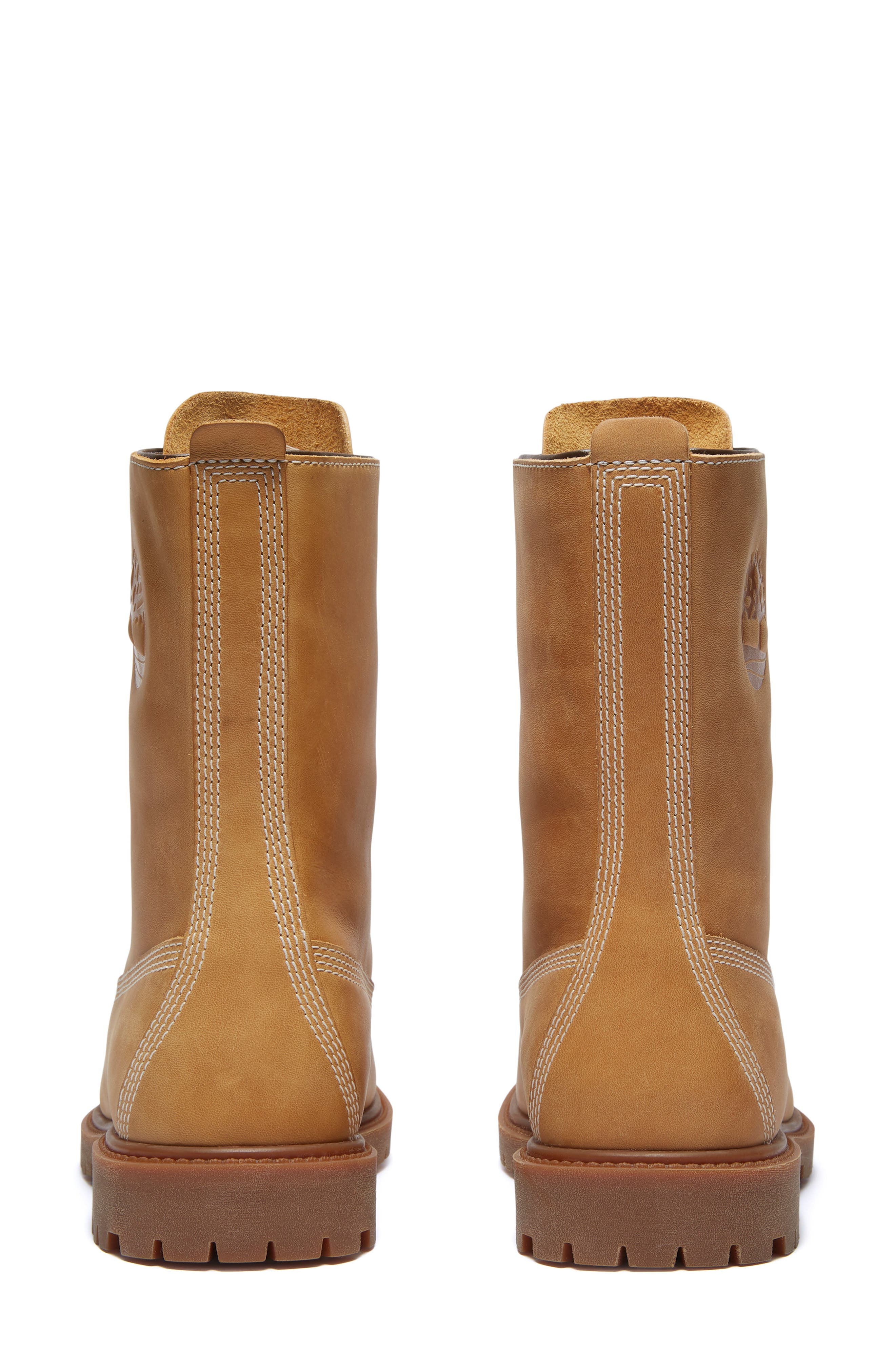 Premium 8-Inch Waterproof Leather Boot, Alternate, color, WHEAT FULL GRAIN