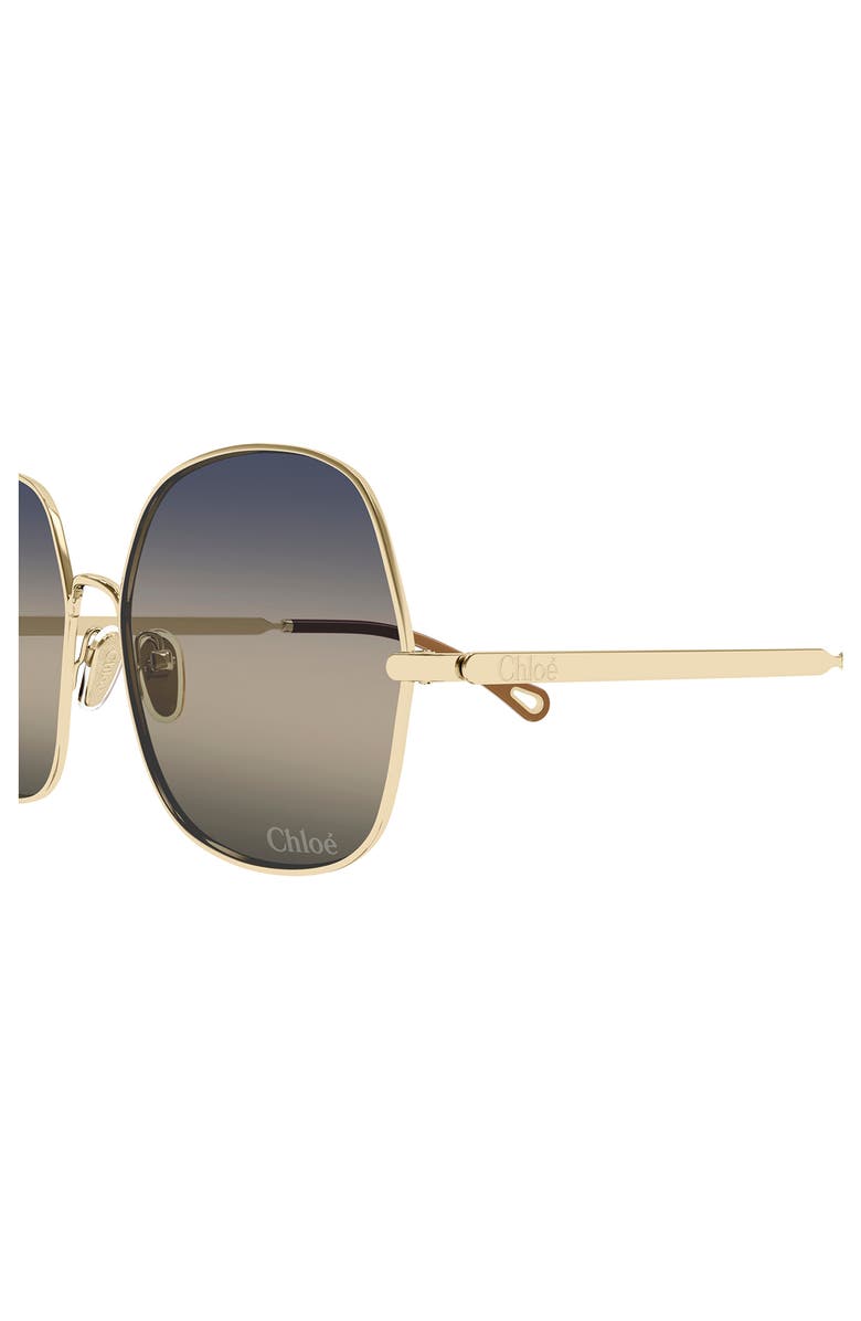 Chloé 60mm Gradient Square Sunglasses, Alternate, color,