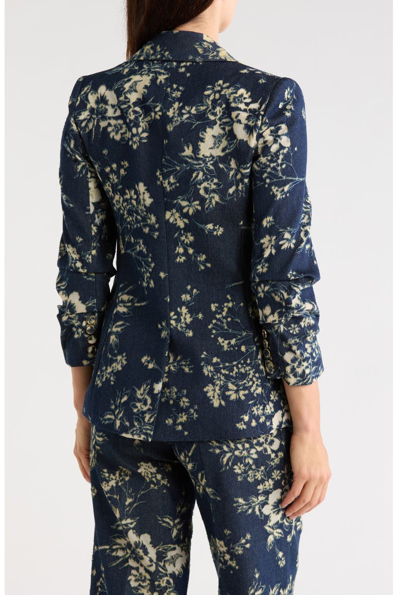 The Gabby Denim Burnout Jacket, Alternate, color, DARK DENIM
