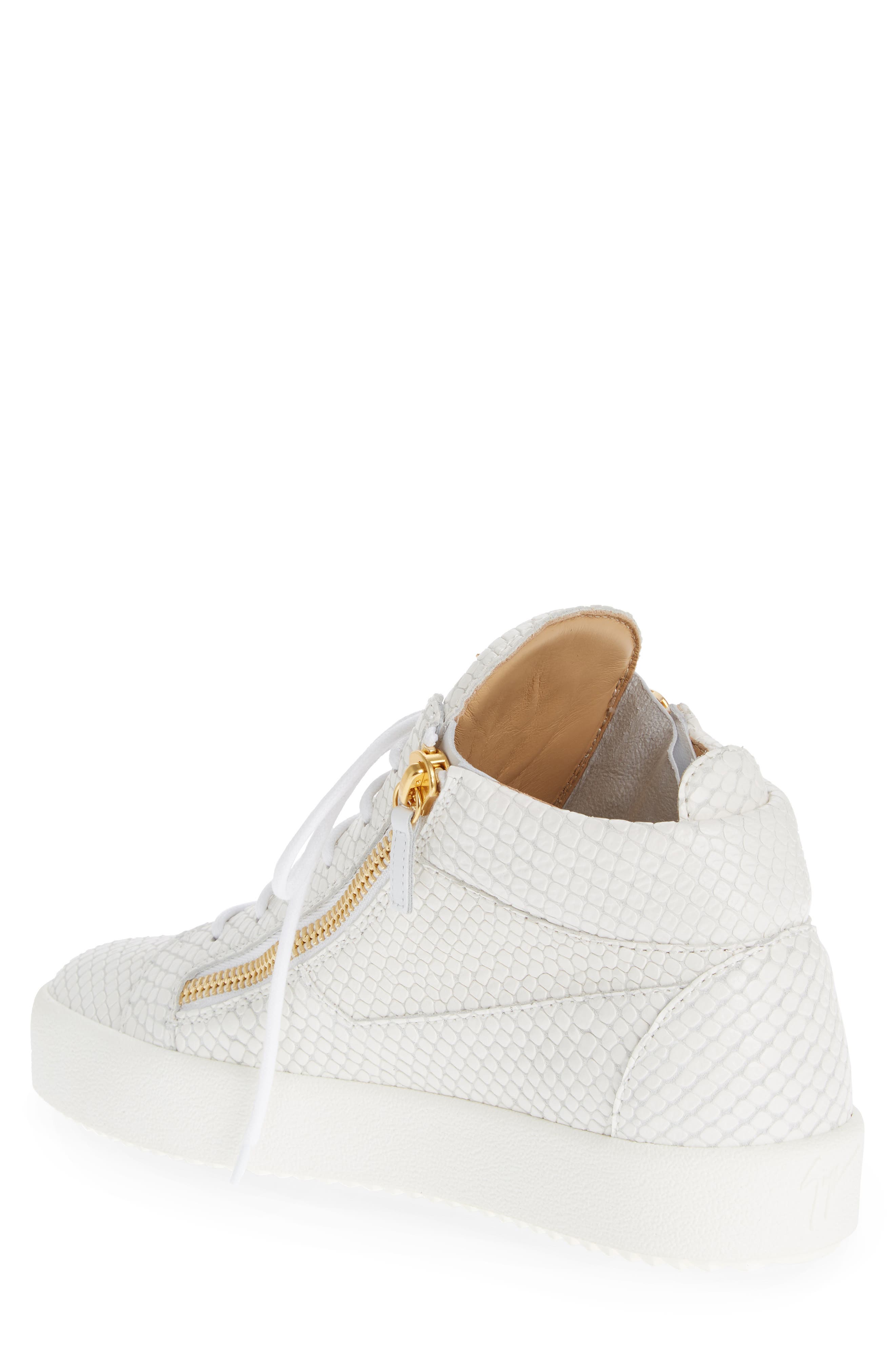 Giuseppe Zanotti Mid Top Sneaker, Alternate, color, 