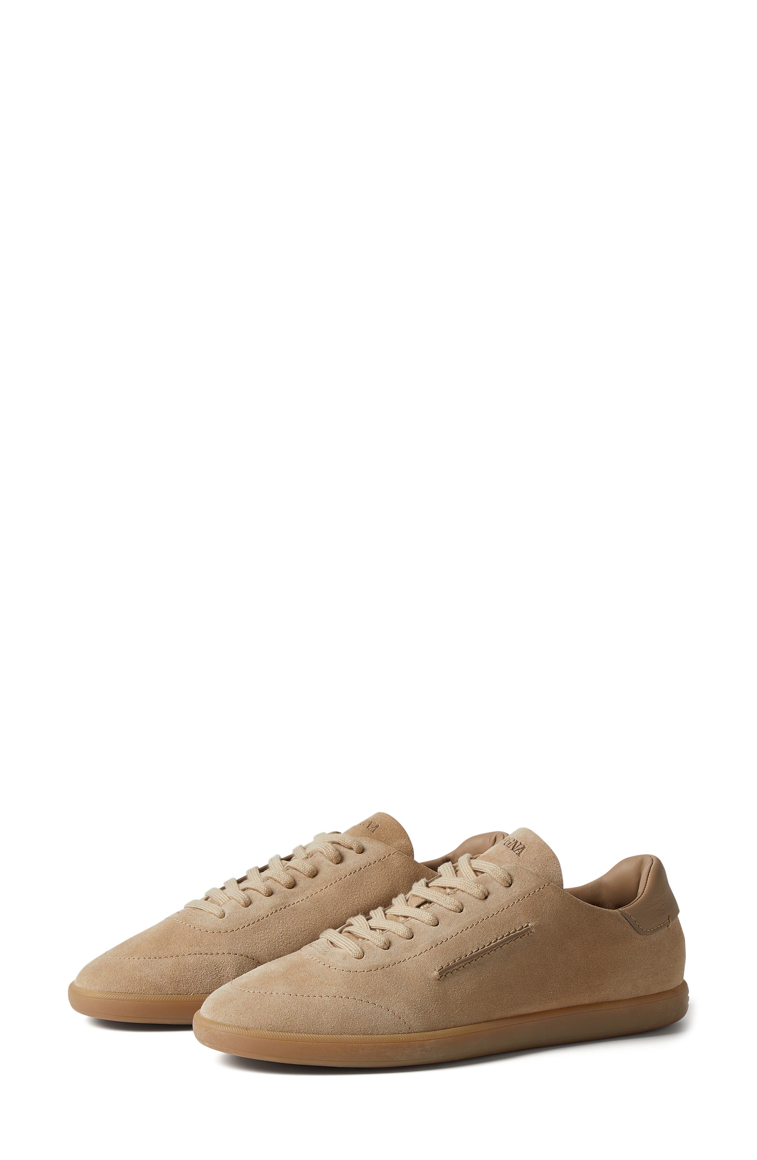 ZEGNA Beige 232 Low Top Sneaker, Main, color, 