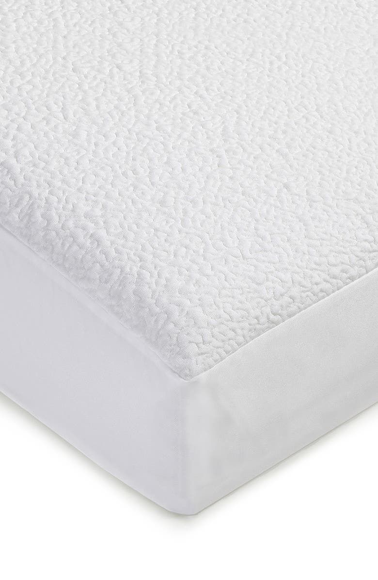 Sijo Mattress Protector, Alternate, color, White