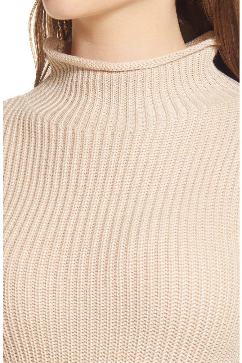 Sweet Bliss Long Sleeve Sweater Dress, Alternate, color, LINEN
