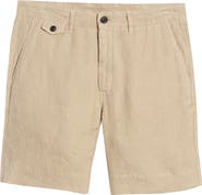 Billy Reid Moore Linen Shorts