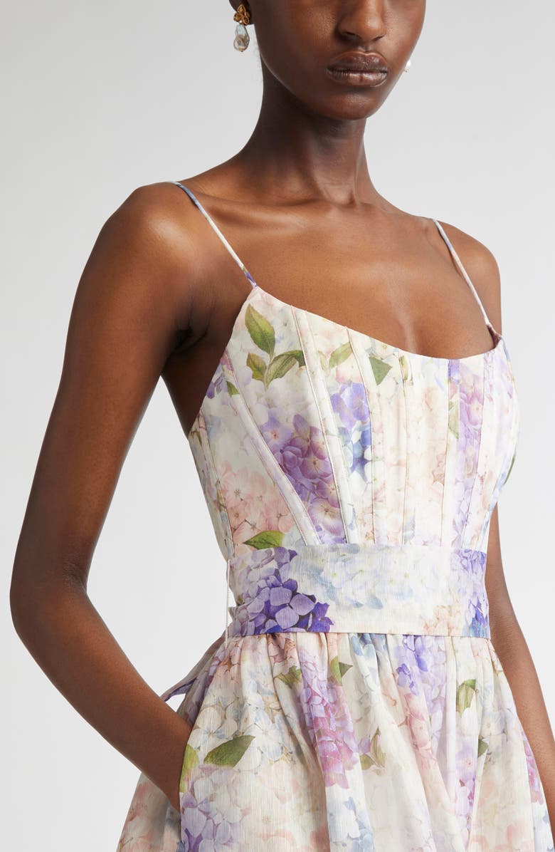 Zimmermann Bliss Floral Print Corset Dress | Nordstrom