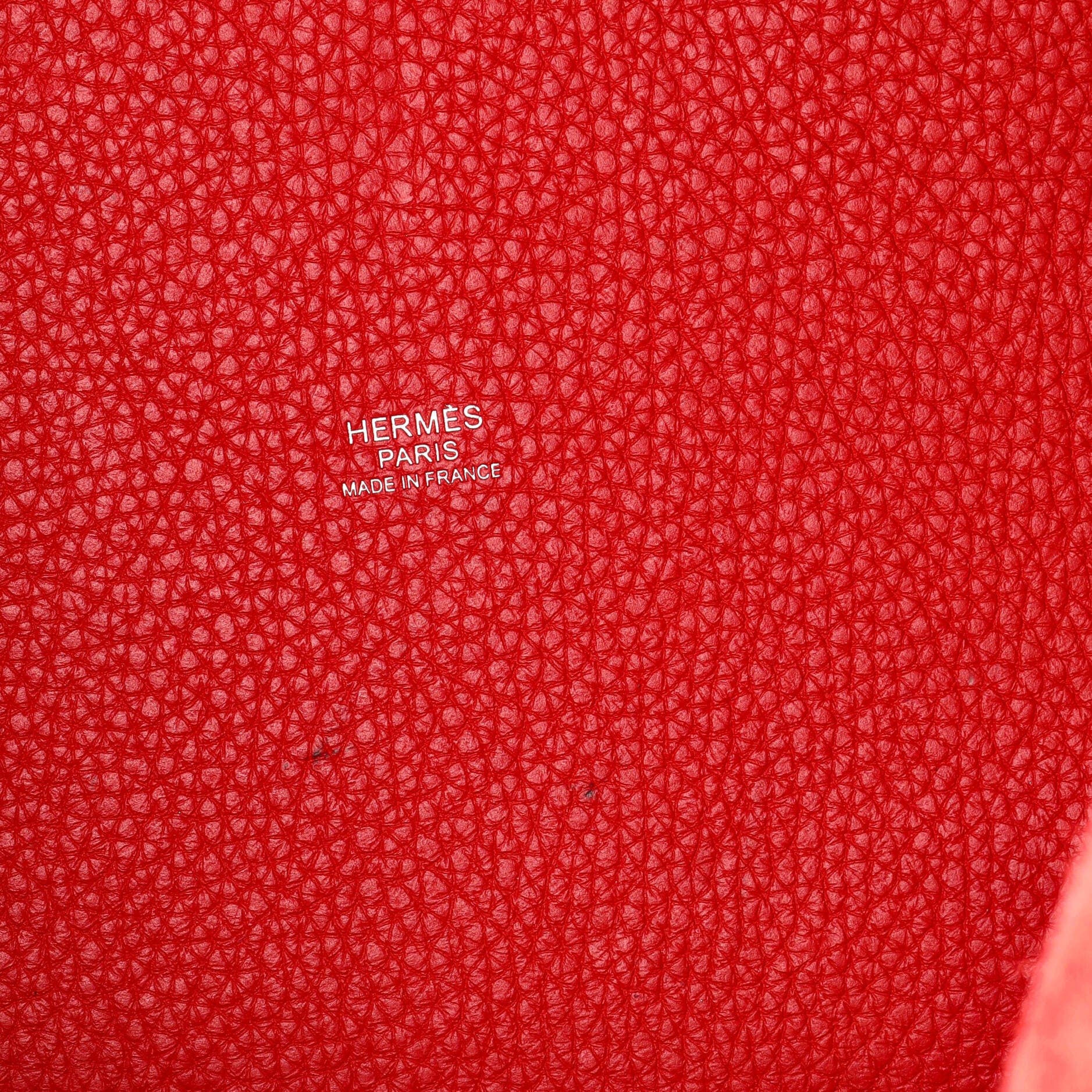 Picotin Lock Bag Tricolor Clemence MM, Alternate, color, Red