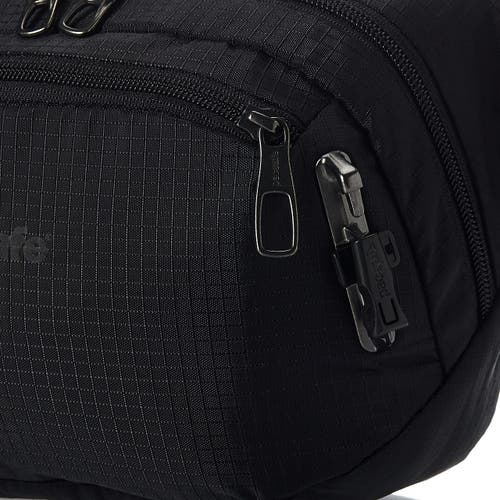 Pacsafe Vibe 100 Hip Pack In Jet Black