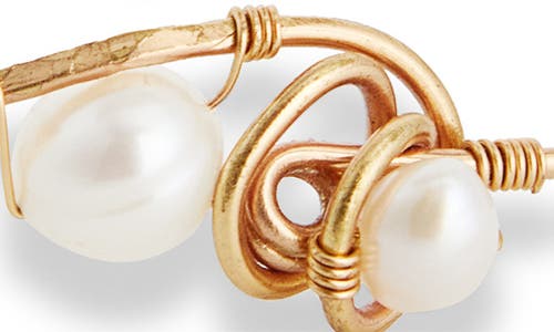 Isshi Knotty Pearl Bracelet In Foam