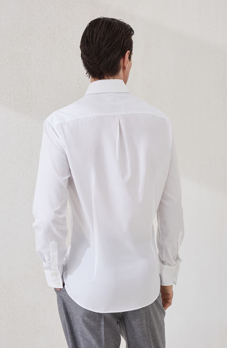 Brunello Cucinelli Twill shirt, Alternate, color, White