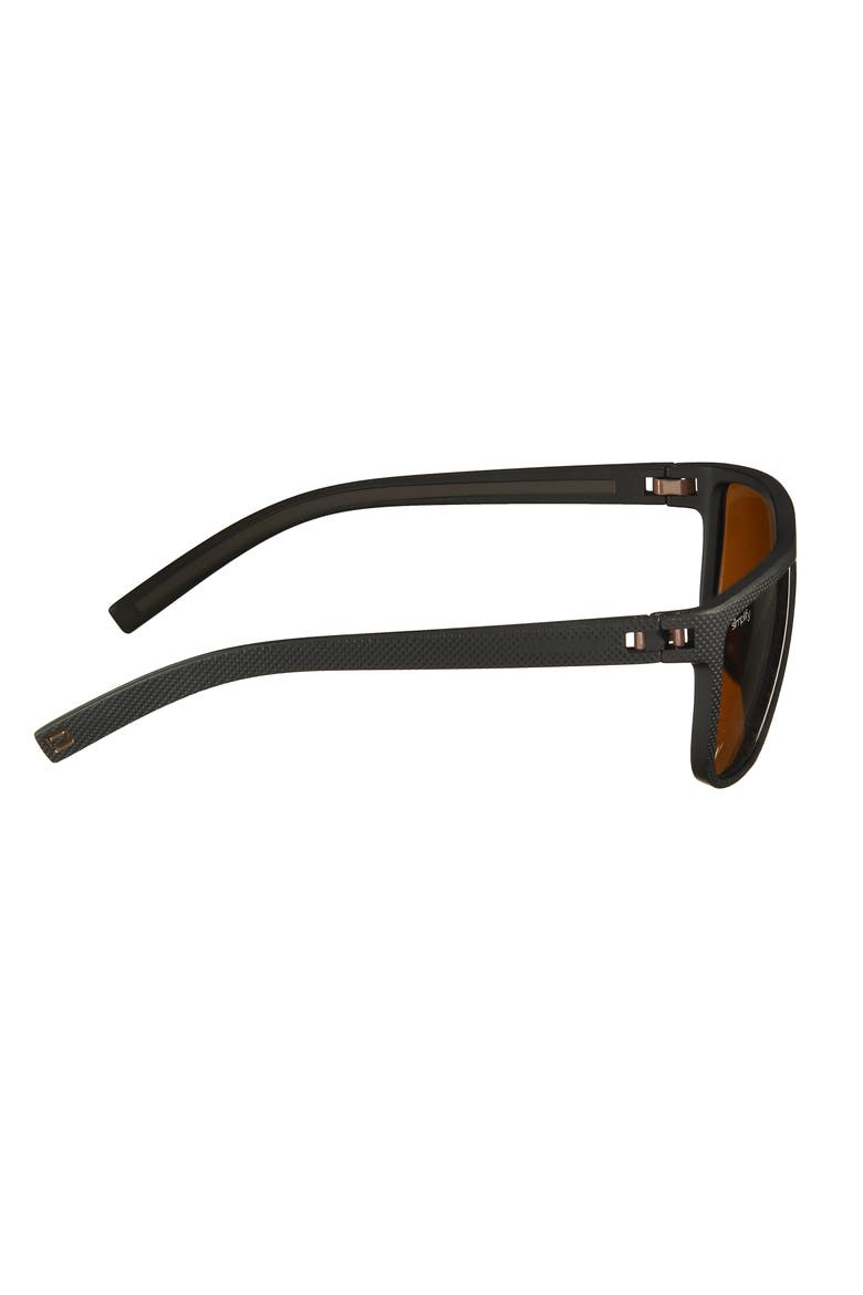 Barrett Polarized Sunglasses, Alternate, color, Black/Brown