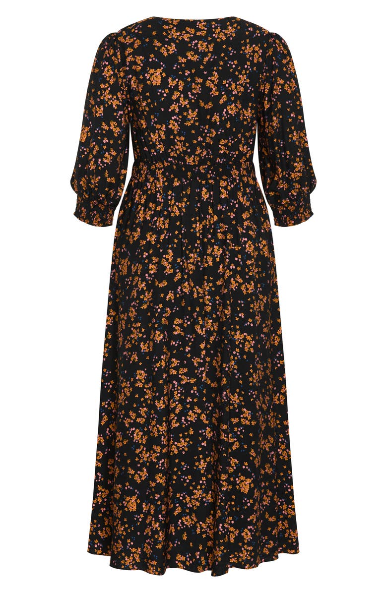 City Chic Jolene Floral Maxi Dress, Alternate, color, Baby Bunch