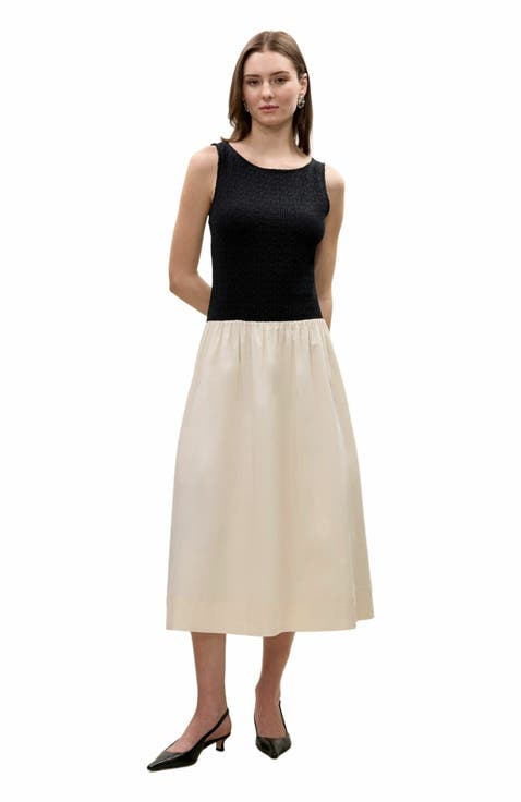 Reese Mixed Media Dress