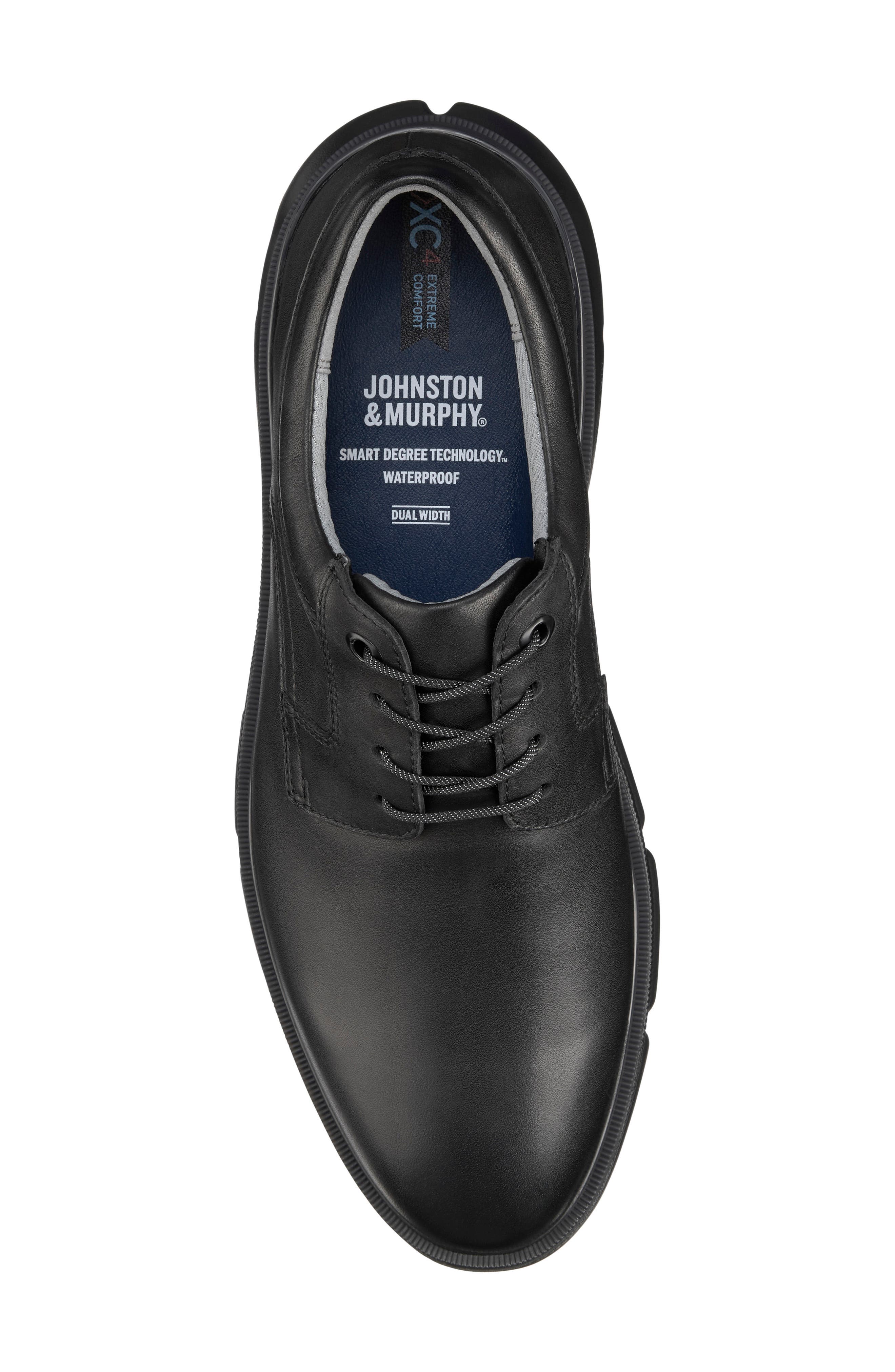 Johnston & Murphy XC4<sup>®</sup> Tanner Plain Toe Derby, Alternate, color, Black