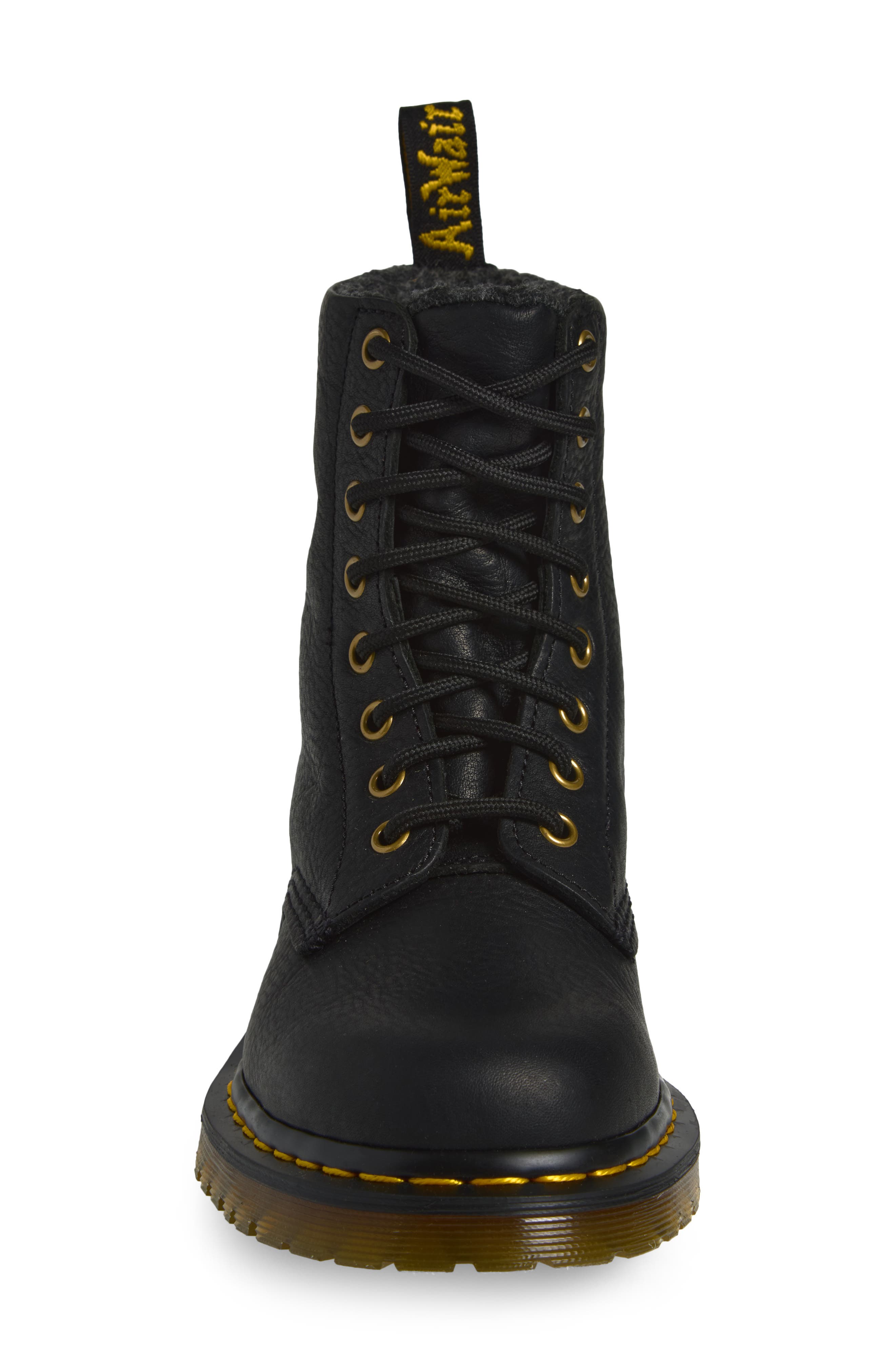 1460 Pascal Grizzly Boot, Alternate, color, BLACK