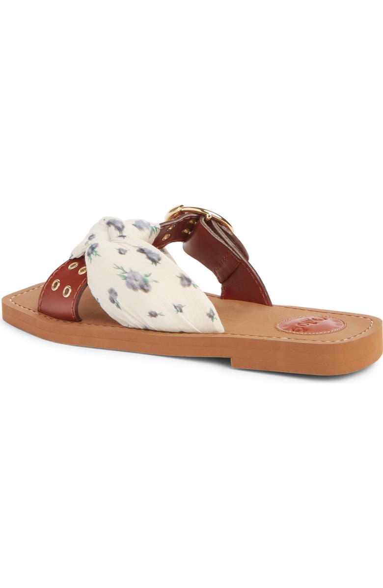 Chloé Woody Buckle Slide Sandal, Alternate, color,